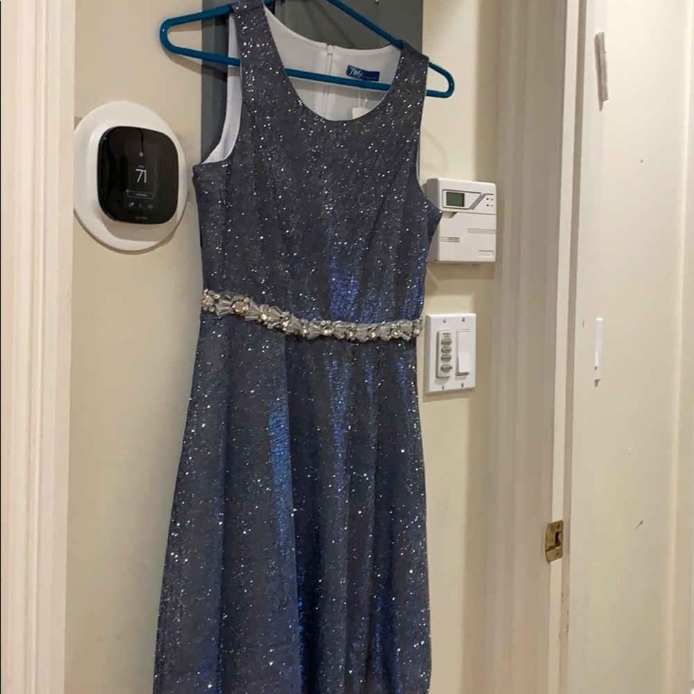 Blue party dress